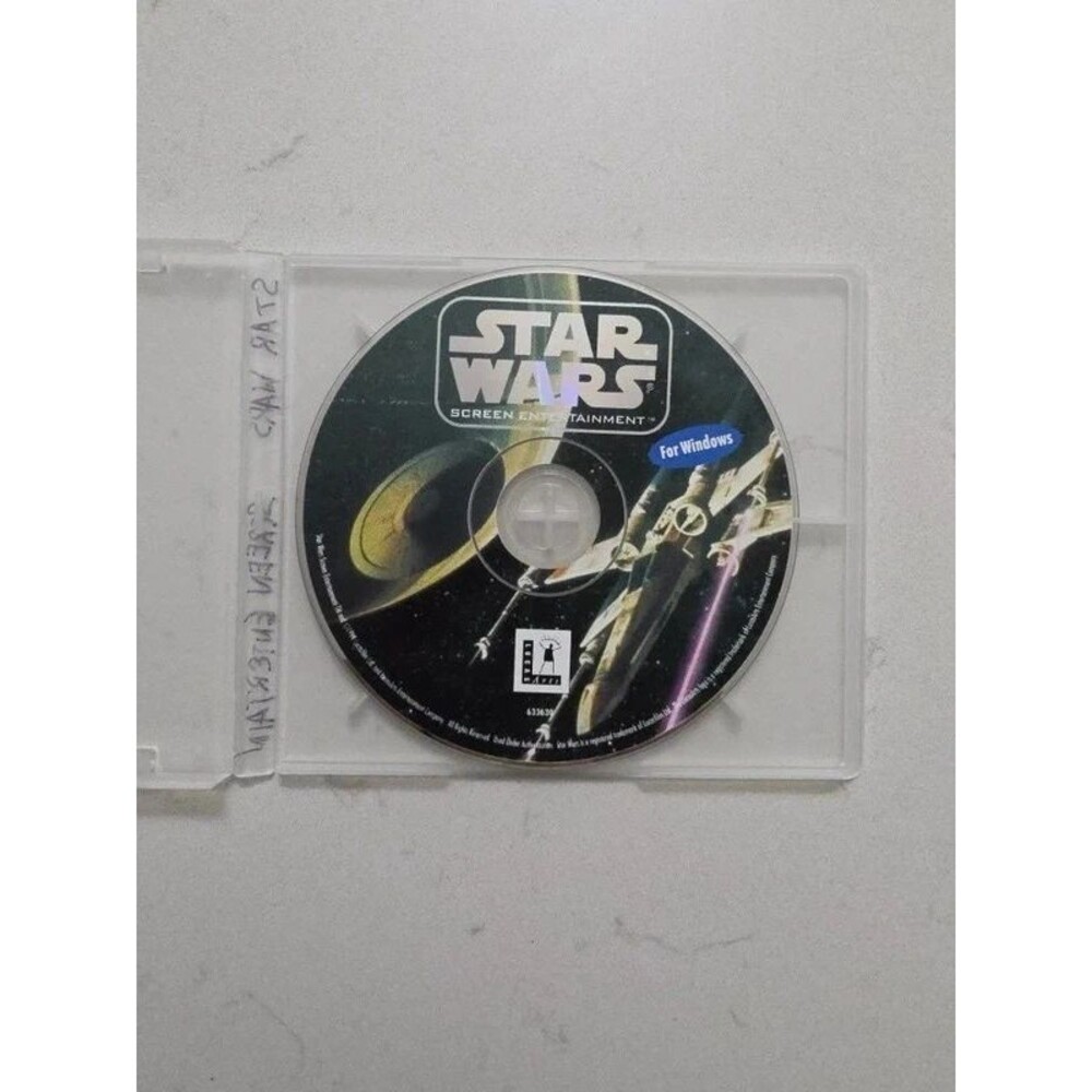 Vintage 1994 Star Wars Screen Entertainment Cd-Rom for Pc LucasArts Lucasfilm